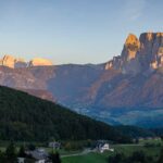 Berge im Abendrot