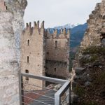 Burgruine Arco; Rückansicht Hauptturm