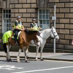 Berittene Polizei Edinburgh Schottland