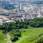 Möwe in Edinburgh Schottland