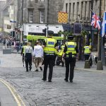 Polizei in Edinburgh