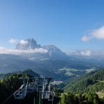 Langkofel und Plattkofel im Grödner Tal