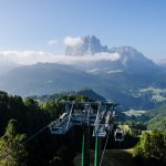 Langkofel und Plattkofel im Grödner Tal