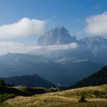 Langkofel und Plattkofel im Grödner Tal