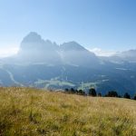 Langkofel und Plattkofel im Grödner Tal