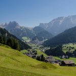 Blick nach Wolkenstein und Cirspitzen