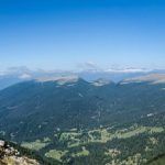 Blick vom Pic zum Raschötz in Gröden