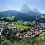 St. Christina in Gröden, vor dem Langkofel und Plattkofel