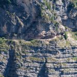 Steig im Valle delle Seghe zwischen Pradeel Hochebene und Schutzhütte Croz del’Altissimo