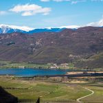 Blick von Tramin zum Kalterer See