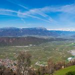 Blick vom Leiferer Höhenweg zum Überetsch