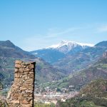 Blick von der Haselburg in Richtung Sarntal