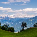 Blick von Perdonig zum Rosengarten