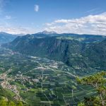 Blick vom Burgstalleck nach Meran