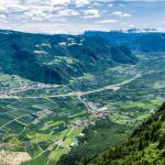 Blick vom Burgstalleck nach Bozen