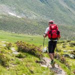 Wanderer auf der Hirzer Alm