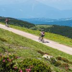 Mountainbiker am Rittner Horn