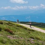 Mountainbiker am Rittner Horn