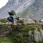 Mountainbiker im Pfossental