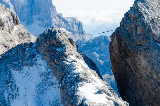 Ponte Cristallo - hier hat Sylvester Stallone den Film Cliffhanger gedreht