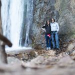 Anni und Dietmar in der Rastenbachklamm beim Wasserfall