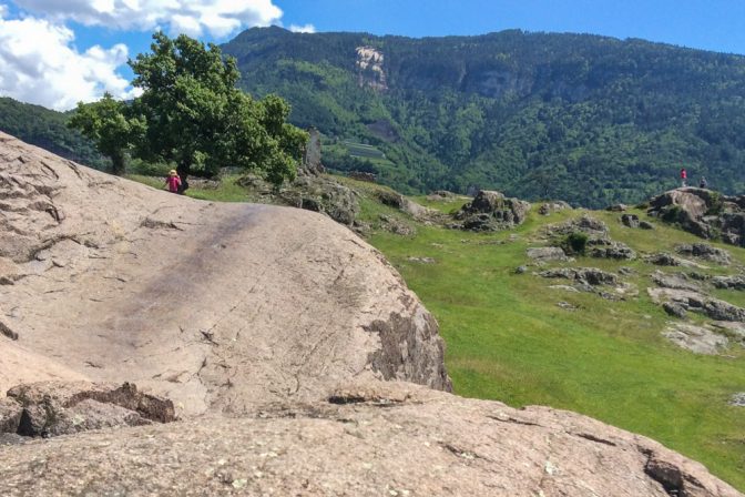 Die Fruchtbarkeitsrutsche auf Castelfeder