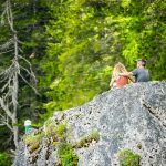 Paar am Pragser Wildsee