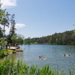 schwimmen im Völser Weiher