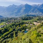 Schloss Trauttmansdorff in Meran mit Texelgruppe