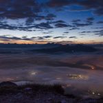 Ausblick Roen vor Sonnenaufgang