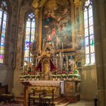 Kirche Tramin zu Ostern