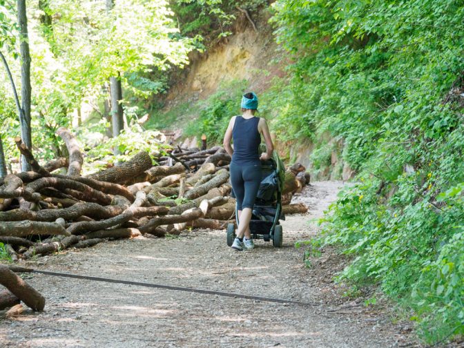 Kinderwagen tauglich, der Kastelazweg