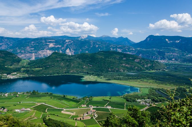 Blick von Altenburg zum Kalterer See