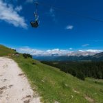 Blick zum Latemar und Rosengarten