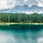 Karersee Panoramaaufnahme