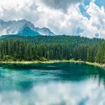 Karersee Panoramaaufnahme