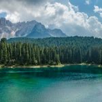 Karersee Panoramaaufnahme