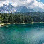 Karersee Panoramaaufnahme