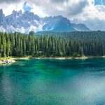 Karersee Panoramaaufnahme