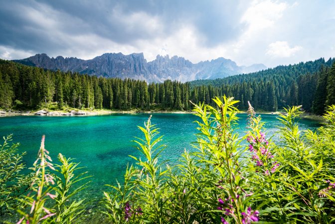 Karersee mit Latemar