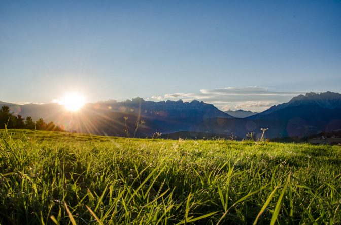 Sonnenaufgang Dolomiten