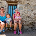 Irene und Anni mit Hannes und Anna