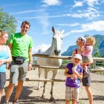 Irene, Uwe, Anni mit Schimmel Tierwelt Rainguthof