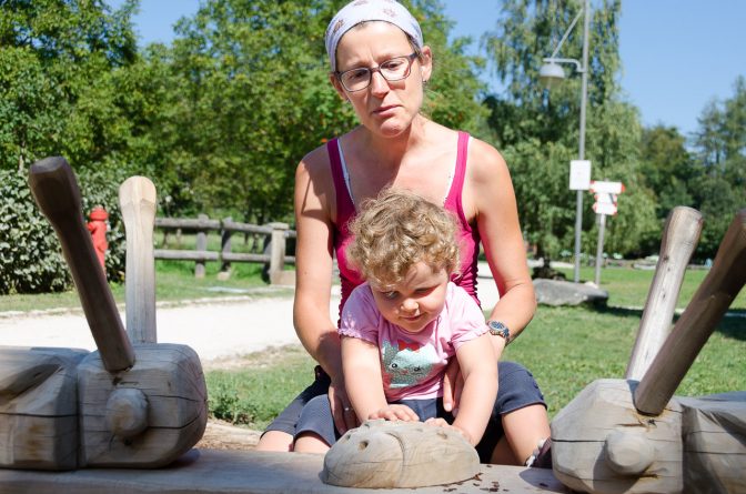 Der Kinderspielplatz in Monte