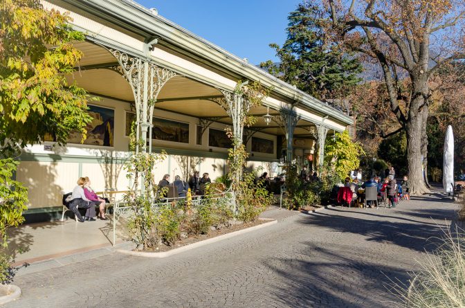 Die Meraner Winterpromenade - Jugendstil-Wandelhalle