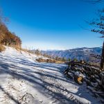 Graun im Winter – Blick zum Schlern