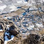 Kurtatsch im Winter – Blick vom Sitzkofel