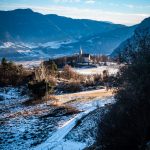 St. Gerorg Kirche in Graun im Winter