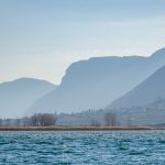 Kalterer See mit Blick auf Tramin