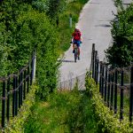 Radfahrer auf der Söller Straße